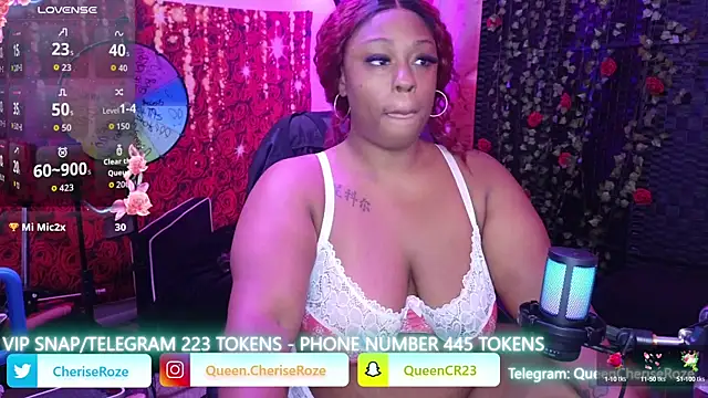Snapshot of cheriserozequeen chatting on September 10, 2025, 2:17 pm cheriserozequeen online show from September 10, 2025, 2:17 pm