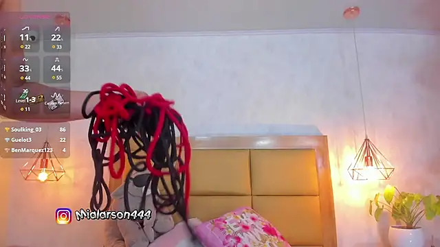 Snapshot of LARSONMIA chatting on March 14, 2025, 6:18 pm LARSONMIA online show from March 14, 2025, 6:18 pm