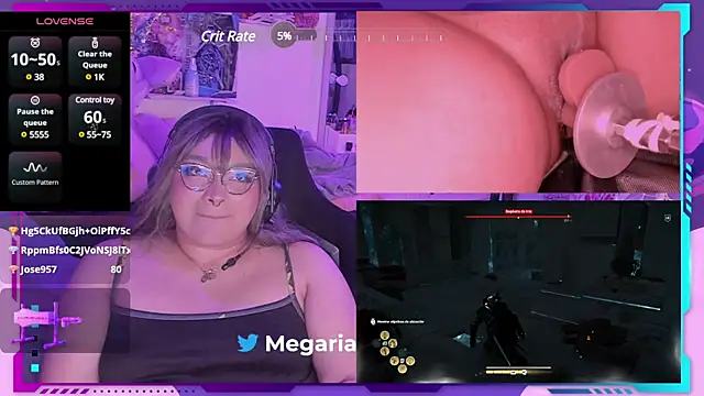 MegariaB online show from January 25, 2025, 7:38 am