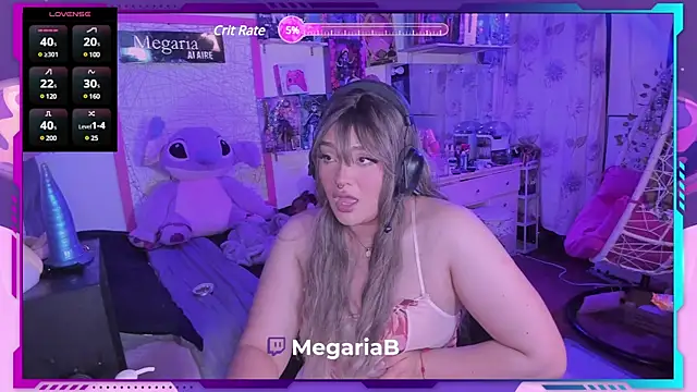MegariaB online show from February 8, 2025, 4:36 am