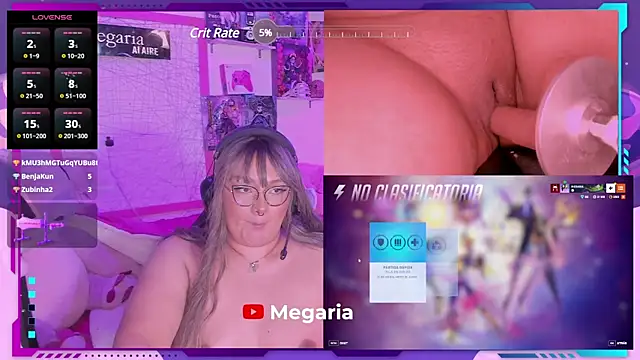 MegariaB online show from February 13, 2025, 8:17 am