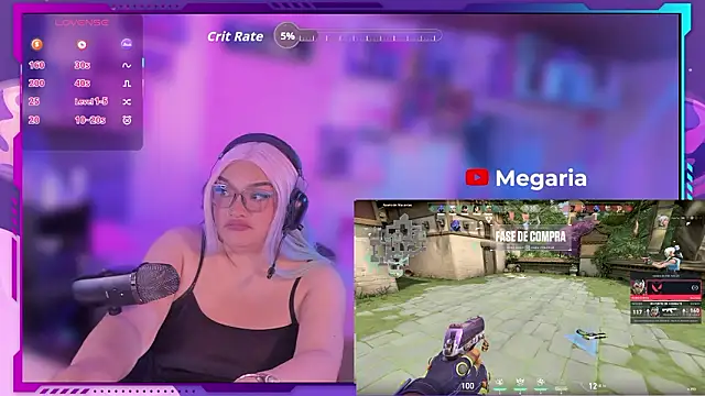 MegariaB online show from February 21, 2026, 4:35 am