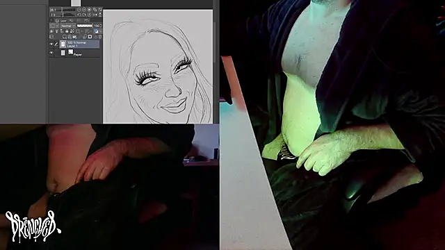 Snapshot of DrenchedArt chatting on January 30, 2025, 10:41 pm DrenchedArt online show from January 30, 2025, 10:41 pm