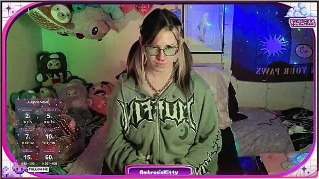 AmbrosiaKitty online show from April 26, 2026, 7:50 am