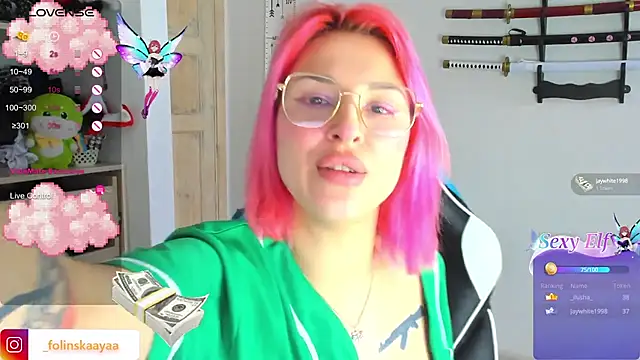 folinskayyya online show from January 9, 2025, 9:16 am