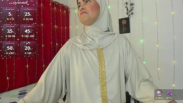 AishaAmin  online show from March 9, 2026, 12:20 pm