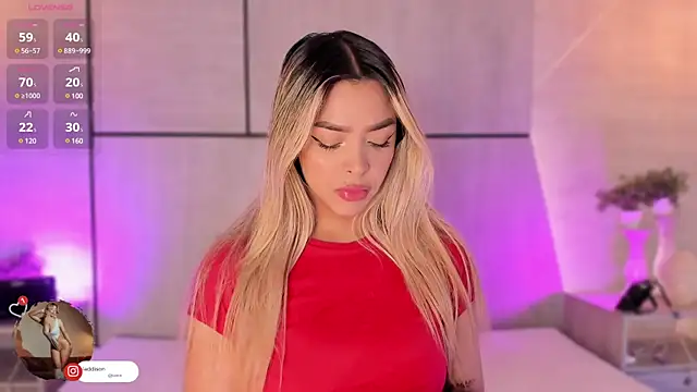 Snapshot of Addison_baker chatting on January 17, 2025, 8:00 pm Addison baker online show from January 17, 2025, 8:00 pm