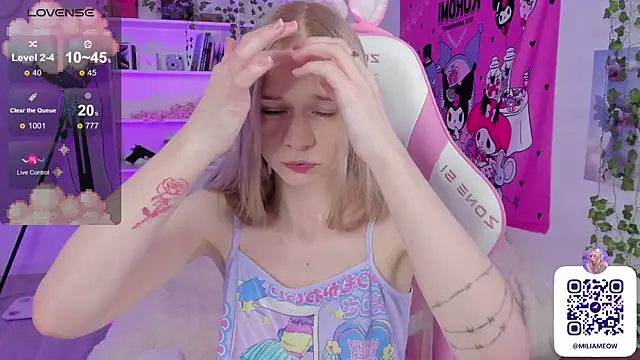 Snapshot of Milia_Parker chatting on February 11, 2025, 12:28 am Milia Parker online show from February 11, 2025, 12:28 am