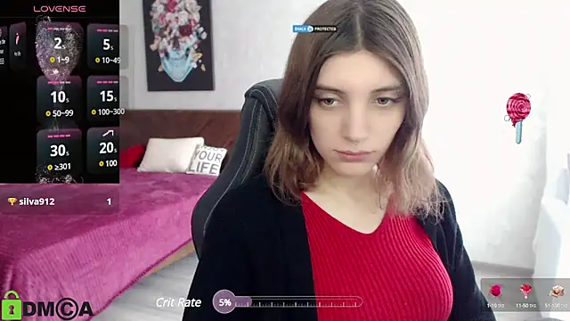 Snapshot of CherryBloom777 chatting on January 11, 2025, 10:51 am CherryBloom777 online show from January 11, 2025, 10:51 am