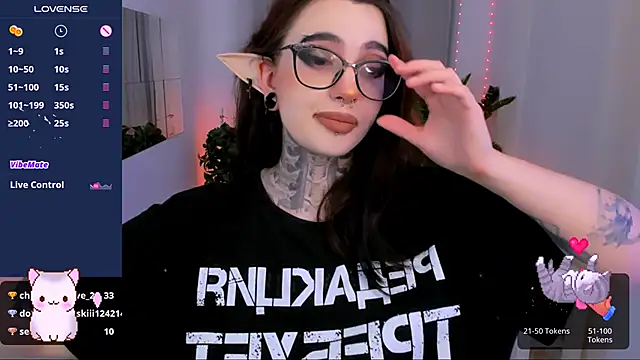 Snapshot of Dixi_Pixi_ chatting on February 15, 2025, 8:44 am Dixi Pixi online show from February 15, 2025, 8:44 am