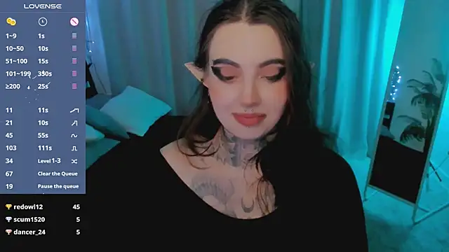 Snapshot of Dixi_Pixi_ chatting on March 8, 2025, 8:55 am Dixi Pixi online show from March 8, 2025, 8:55 am