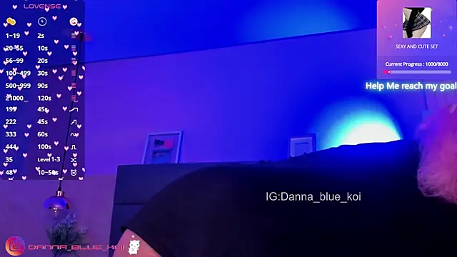 blue koi online show from January 26, 2025, 3:36 pm