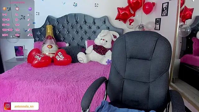 Snapshot of _Antonnela_ chatting on February 19, 2025, 1:17 pm Antonnela online show from February 19, 2025, 1:17 pm