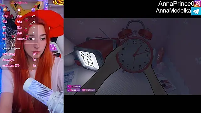 Anna Prince online show from February 24, 2025, 9:32 am