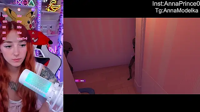 Anna Prince online show from March 8, 2025, 10:32 am