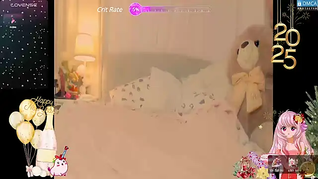 Blondecandie online show from January 1, 2025, 9:41 pm