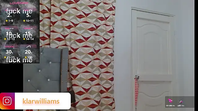 Snapshot of klarwillians chatting on March 9, 2025, 8:21 pm klarwillians online show from March 9, 2025, 8:21 pm