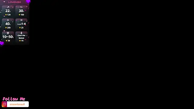 Snapshot of arisantana chatting on October 7, 2025, 7:00 pm arisantana online show from October 7, 2025, 7:00 pm