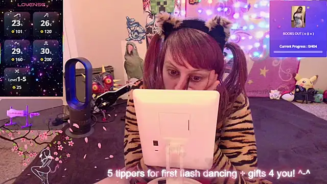 BabyZelda online show from February 2, 2026, 1:37 am