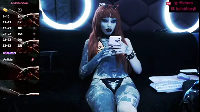 Snapshot of TyphoidMary chatting on September 17, 2025, 8:43 pm TyphoidMary online show from September 17, 2025, 8:43 pm