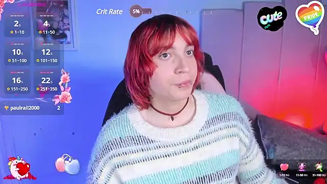 Snapshot of -kisa_ chatting on February 22, 2025, 9:34 am -kisa online show from February 22, 2025, 9:34 am