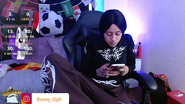 Snapshot of Bunny_O chatting on June 20, 2026, 12:58 am Bunny O online show from June 20, 2026, 12:58 am