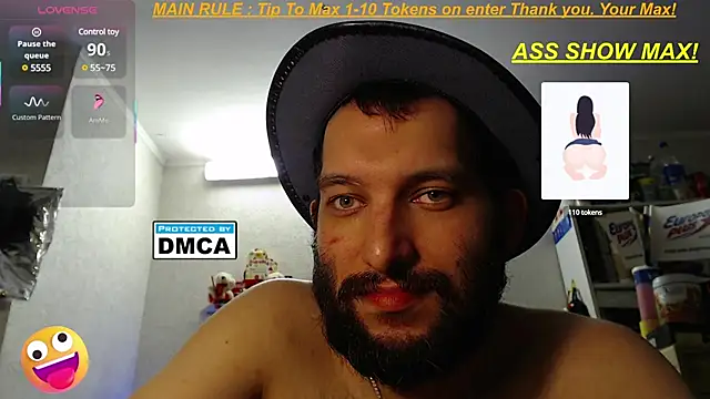 BISEXGOOD777 online show from March 17, 2025, 10:06 pm