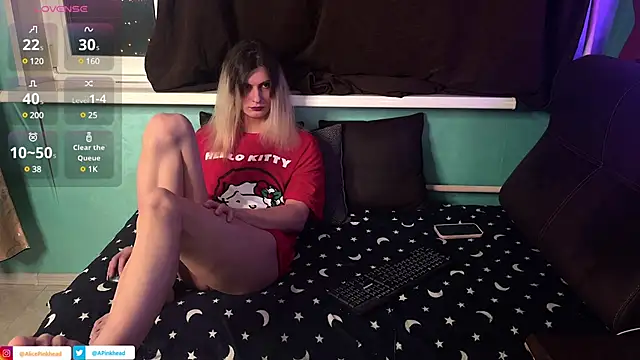 Alice Pinkhead online show from January 27, 2025, 3:18 pm