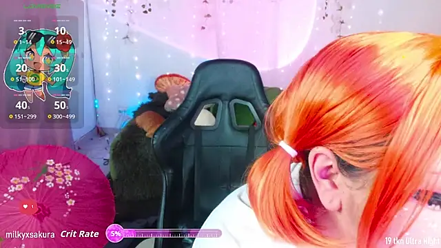 Snapshot of MilkyXSakura chatting on October 31, 2025, 2:23 am MilkyXSakura online show from October 31, 2025, 2:23 am