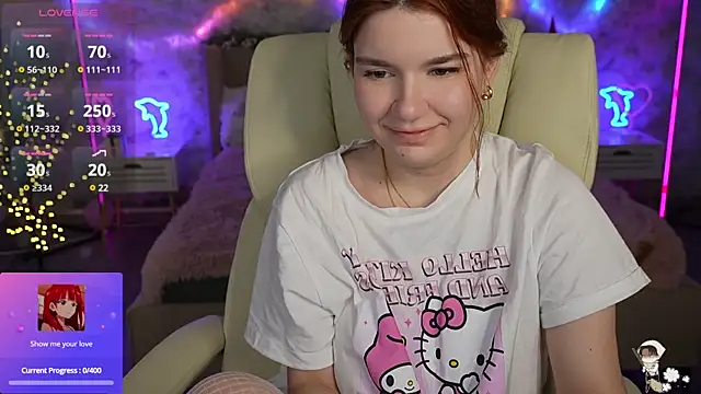 Snapshot of RedShinee chatting on January 31, 2025, 5:19 am RedShinee online show from January 31, 2025, 5:19 am