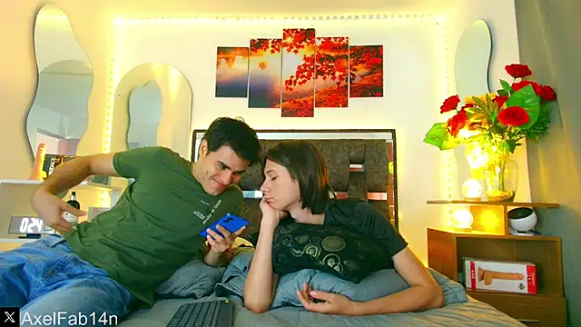 Snapshot of Alex_and_Fabian chatting on February 10, 2025, 6:45 pm Alex and Fabian online show from February 10, 2025, 6:45 pm