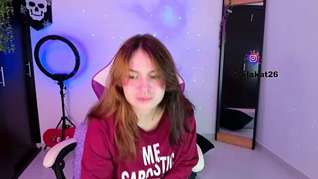 Snapshot of GilaKat chatting on October 18, 2025, 6:26 am GilaKat online show from October 18, 2025, 6:26 am