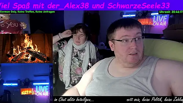 der alex38 online show from April 11, 2026, 6:45 pm