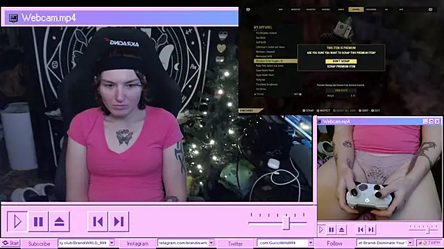 BrandiWRLD 999 online show from January 13, 2025, 1:45 am