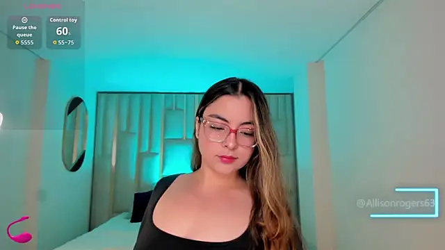 Snapshot of AllisonRogersX chatting on May 26, 2026, 10:55 am AllisonRogersX online show from May 26, 2026, 10:55 am