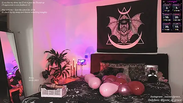 Snapshot of Taste_of_Grace chatting on February 14, 2025, 4:52 pm Taste of Grace online show from February 14, 2025, 4:52 pm