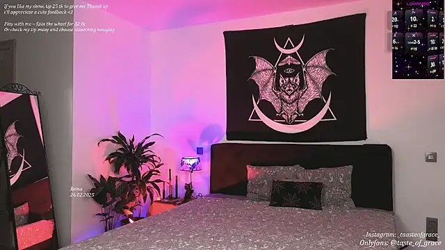 Snapshot of Taste_of_Grace chatting on February 26, 2025, 3:41 pm Taste of Grace online show from February 26, 2025, 3:41 pm