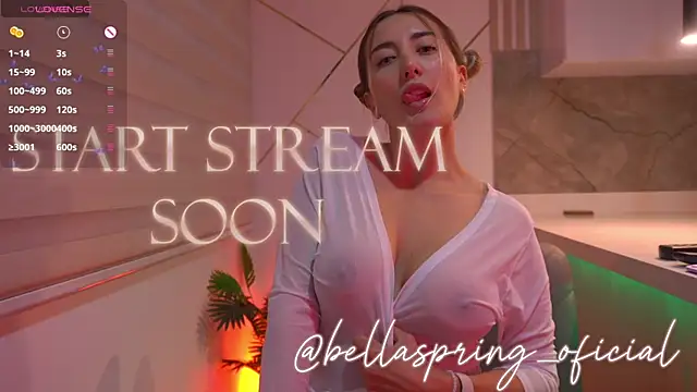 b3llaspringg online show from March 13, 2026, 8:59 pm