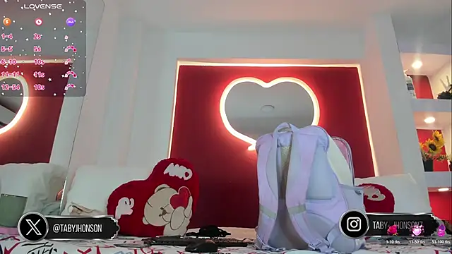 TabyJhonson online show from March 14, 2026, 1:49 pm