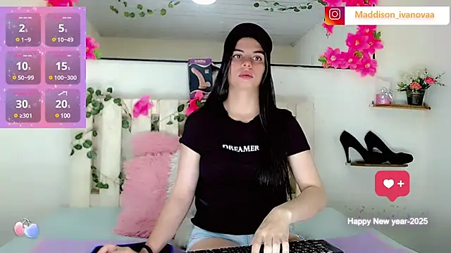Madisson Ivanova online show from January 6, 2025, 1:42 am
