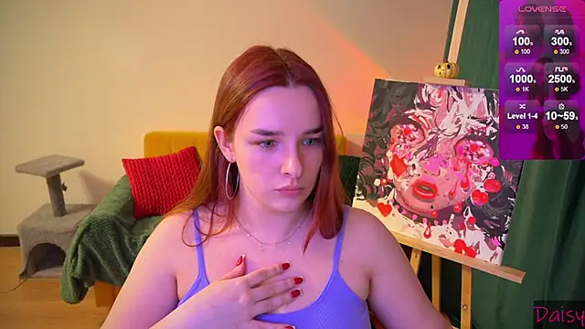 Snapshot of CookyDaisy chatting on December 22, 2024, 6:28 am CookyDaisy online show from December 22, 2024, 6:28 am