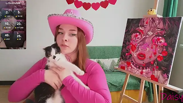 Snapshot of CookyDaisy chatting on February 9, 2025, 10:20 am CookyDaisy online show from February 9, 2025, 10:20 am