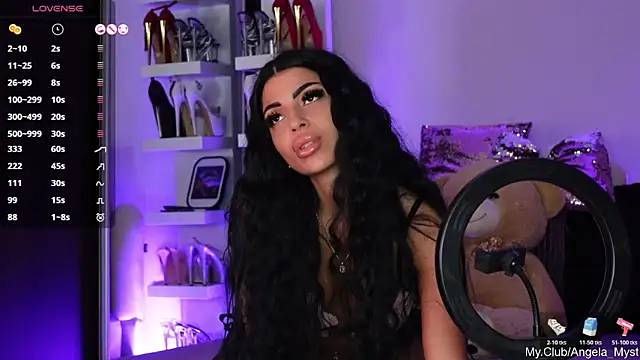 Angela Myst online show from March 4, 2026, 3:18 pm