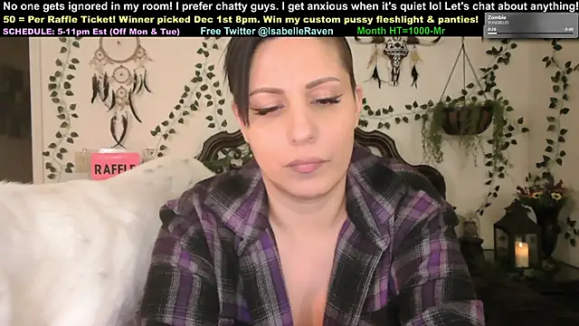 IsabelleRaven online show from November 25, 2025, 11:27 pm