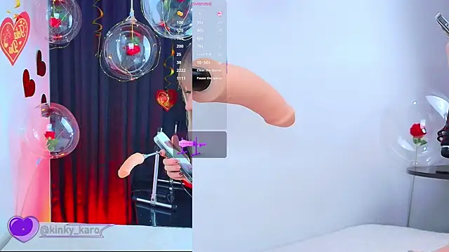 Kinky  Karo online show from February 15, 2026, 9:33 pm