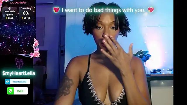 Snapshot of iHeartLeila chatting on March 16, 2025, 12:45 am iHeartLeila online show from March 16, 2025, 12:45 am