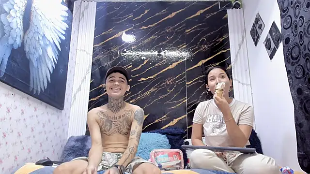 Snapshot of exotic_hot_couple chatting on June 24, 2026, 7:35 pm exotic hot couple online show from June 24, 2026, 7:35 pm
