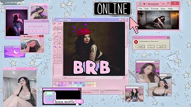 vanesa moon   online show from March 17, 2025, 11:00 pm