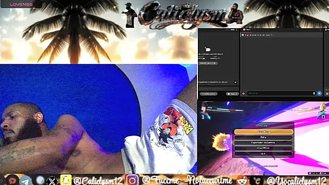 Snapshot of Caliclysm chatting on July 16, 2026, 8:26 pm Caliclysm online show from July 16, 2026, 8:26 pm