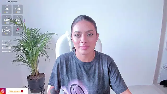 NiiaEvanss online show from February 27, 2025, 7:15 pm